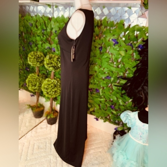 NWT Byer Too California Sleeveless Black Large Dress Long Maxi fit like S/M - Picture 5 of 11
